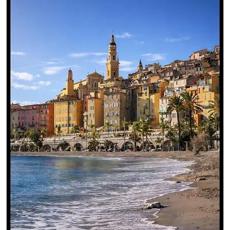 Apartamento Bilocale Centro, Terrazzo E Parking Privato Menton